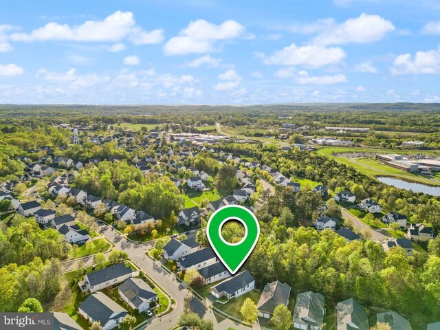  - aerial overview of property's location featuring nearby suburban area