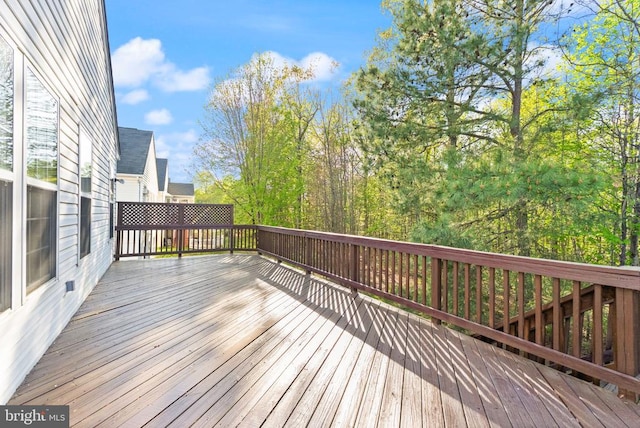  - view of wooden terrace