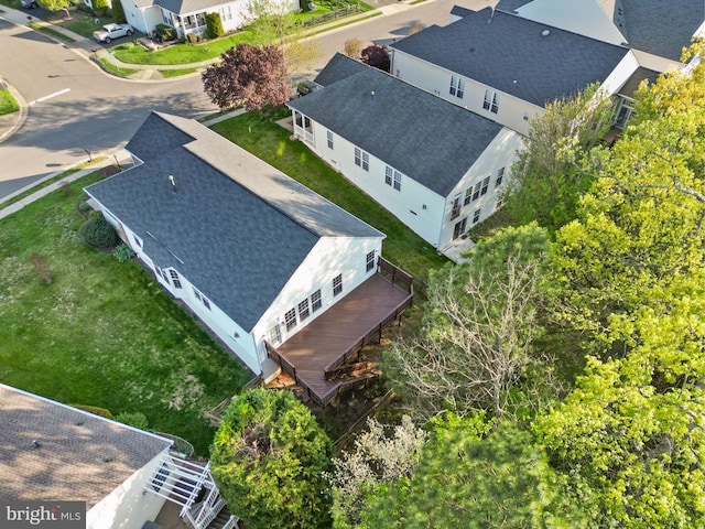  - aerial perspective of suburban area