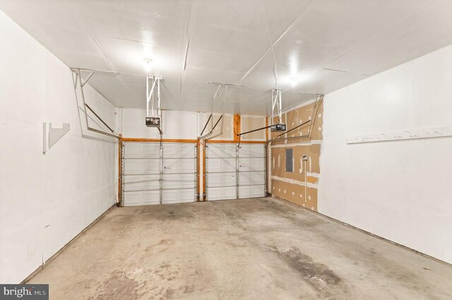  - garage with a garage door opener