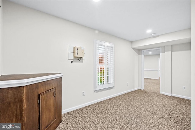 7924 Gold Leaf Cir, Spotsylvania, VA 22551 - below grade area featuring recessed lighting and light carpet