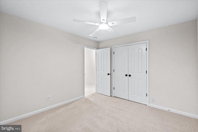 7924 Gold Leaf Cir, Spotsylvania, VA 22551 - unfurnished bedroom featuring carpet floors, a closet, and a ceiling fan