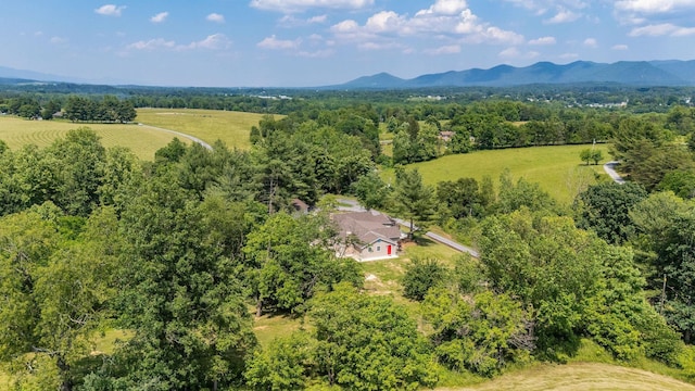 2003 Rinacas Corner Rd, Shenandoah, VA 22849 - aerial view of property and surrounding area featuring a mountainous background