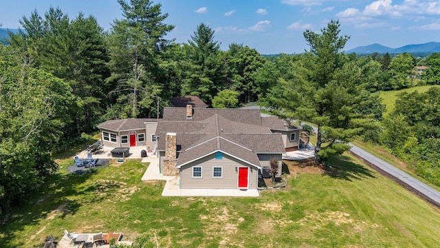 2003 Rinacas Corner Rd, Shenandoah, VA 22849 - aerial view of property and surrounding area with a heavily wooded area