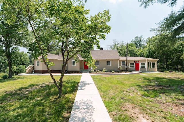 2003 Rinacas Corner Rd, Shenandoah, VA 22849 - ranch-style home with a front lawn