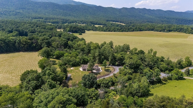 2003 Rinacas Corner Rd, Shenandoah, VA 22849 - aerial view of sparsely populated area with mountains and a heavily wooded area