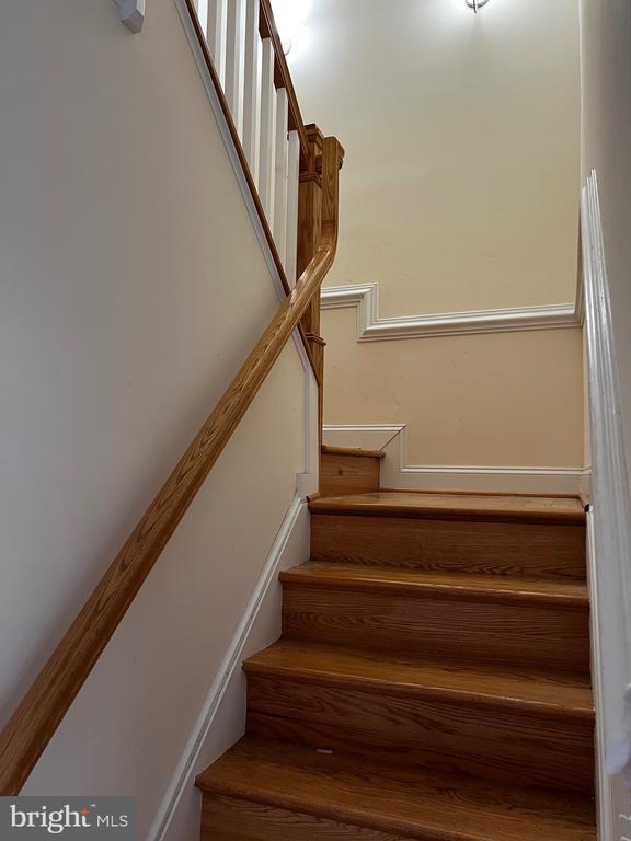 view of stairs