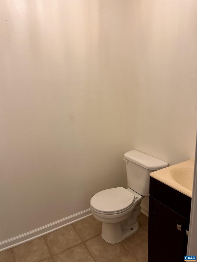 4646 Woods Edge Rd, Troy, VA 22974 - bathroom featuring tile patterned flooring, toilet, baseboards, and vanity