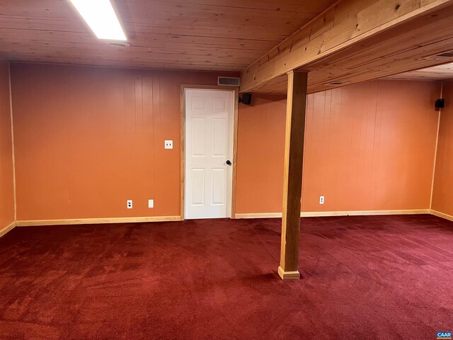 4646 Woods Edge Rd, Troy, VA 22974 - finished basement featuring carpet flooring and baseboards