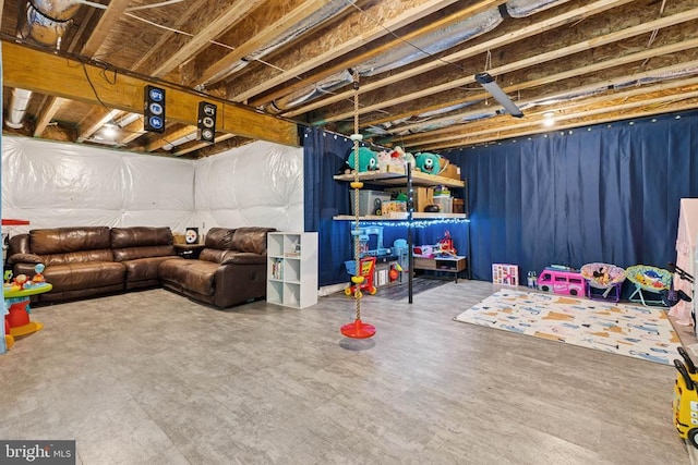 12929 Pipe Run Dr, Fredericksburg, VA 22407 - view of unfinished basement