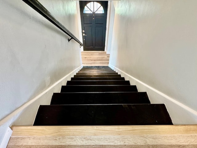 356 Florence Ave, Waynesboro, VA 22980 - stairs featuring wood finished floors