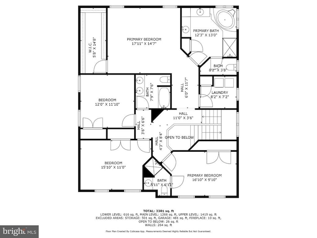 12314 Osprey Ln, Culpeper, VA 22701 - view of property floor plan