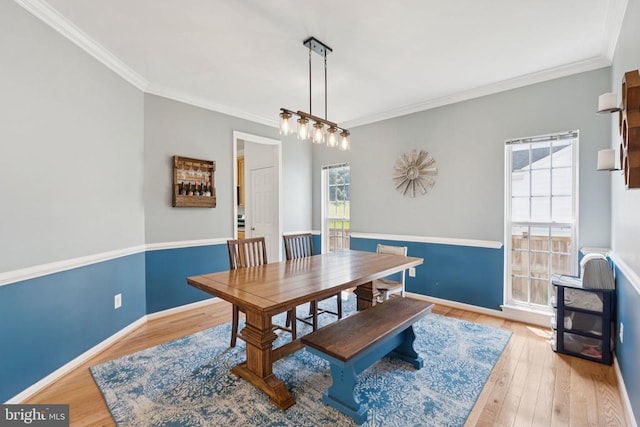 12314 Osprey Ln, Culpeper, VA 22701 - dining room featuring crown molding and wood finished floors