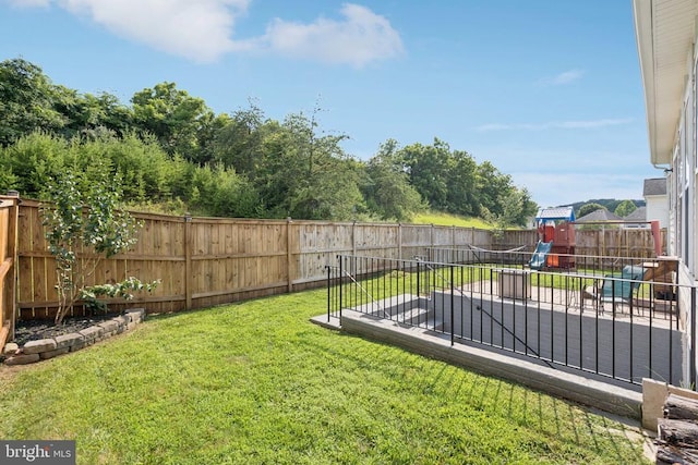 12314 Osprey Ln, Culpeper, VA 22701 - fenced backyard with a playground