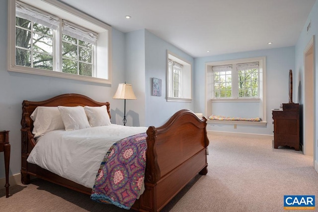 240 Broad Axe Rd, Charlottesville, VA 22903 - carpeted bedroom with visible vents, baseboards, and recessed lighting