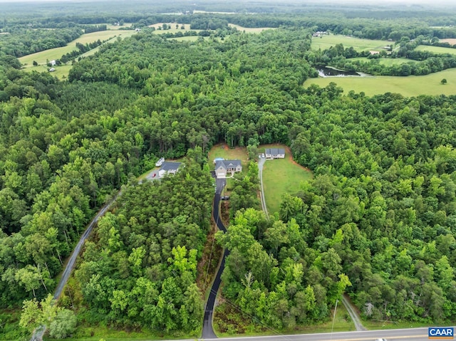 8289 Three Notch Rd, Louisa, VA 23093 - drone / aerial view of a heavily wooded area