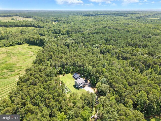 275 Freestyle Ln, Mineral, VA 23117 - aerial view of a heavily wooded area
