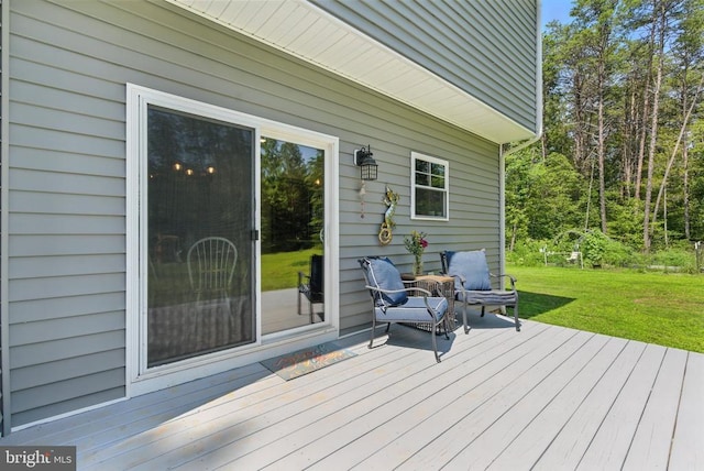 275 Freestyle Ln, Mineral, VA 23117 - deck with a yard