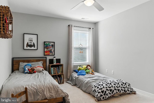 275 Freestyle Ln, Mineral, VA 23117 - carpeted bedroom featuring baseboards and ceiling fan