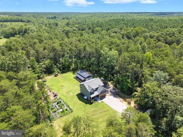 275 Freestyle Ln, Mineral, VA 23117 - aerial view of property and surrounding area with a heavily wooded area