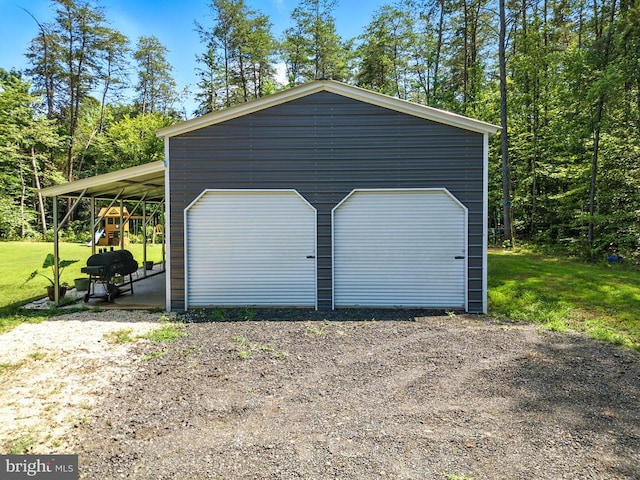 275 Freestyle Ln, Mineral, VA 23117 - view of detached garage