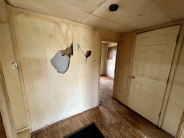 204 Dogwood St, Waynesboro, VA 22980 - spare room with hardwood / wood-style floors and wood walls