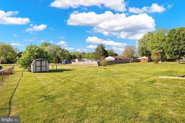 316 Grove Ave, Gordonsville, VA 22942 - view of yard featuring an outbuilding, fence, and a storage unit