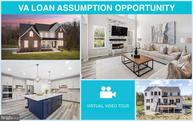 7806 Shawmont Rd, Fredericksburg, VA 22407 - view of a document with a collage of images