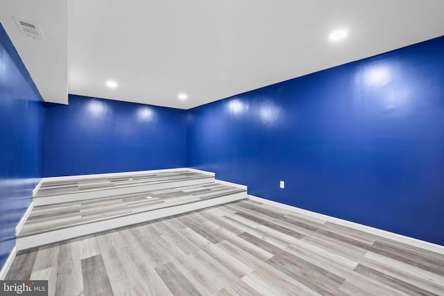 7806 Shawmont Rd, Fredericksburg, VA 22407 - spare room featuring wood finished floors, baseboards, and recessed lighting