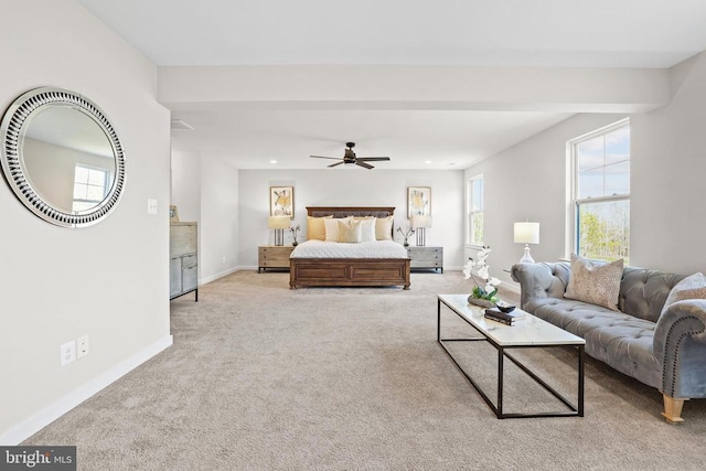 7806 Shawmont Rd, Fredericksburg, VA 22407 - carpeted bedroom with baseboards and recessed lighting