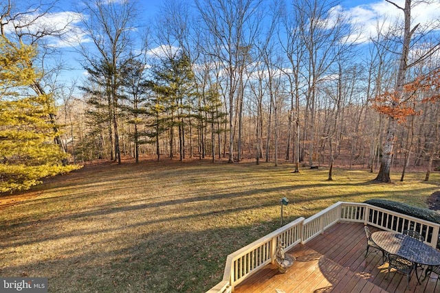 8413 Pathfinders Ct, Spotsylvania, VA 22553 - deck with a yard