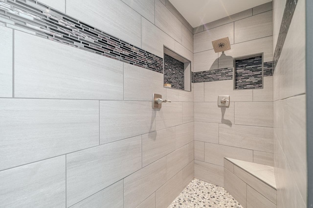 4201 Brown Mountain Ln, Elkton, VA 22827 - bathroom with a tile shower