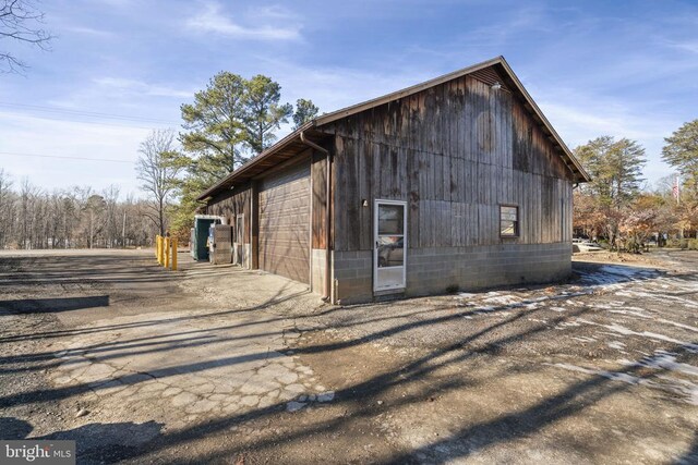 view of property exterior