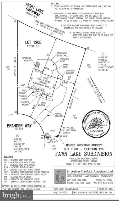 survey map / technical document
