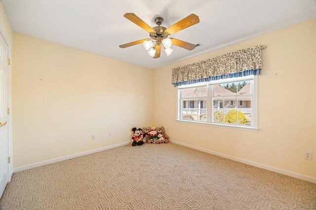 102 Shawn Cir, Staunton, VA 24401 - carpeted empty room with baseboards and a ceiling fan