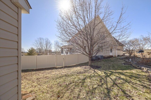 102 Shawn Cir, Staunton, VA 24401 - view of yard featuring cooling unit and fence