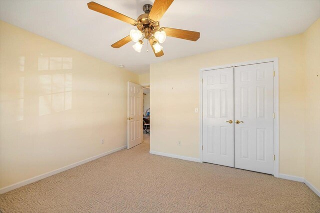 102 Shawn Cir, Staunton, VA 24401 - unfurnished bedroom featuring light colored carpet, baseboards, and a closet