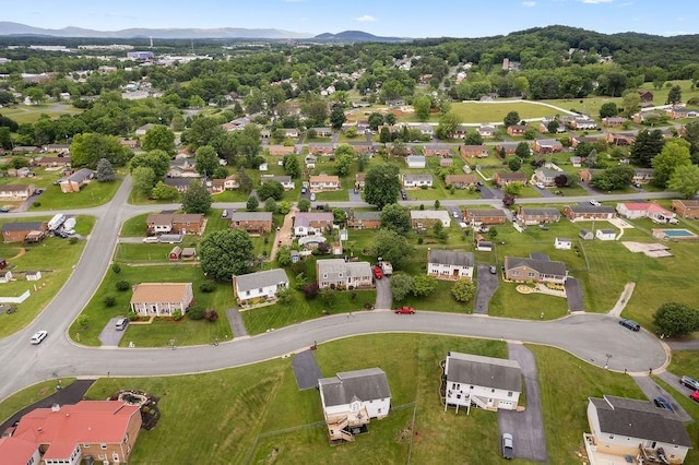 5 Granary Rd, Verona, VA 24482 - aerial perspective of suburban area featuring a mountainous background