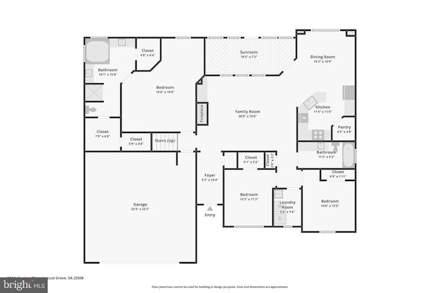 514 Lakeview Pkwy, Locust Grove, VA 22508 - floor plan / room layout