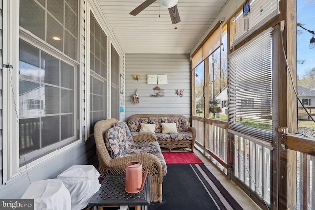 514 Lakeview Pkwy, Locust Grove, VA 22508 - sunroom / solarium featuring ceiling fan