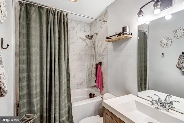 10101 Westover Ct, Fredericksburg, VA 22408 - full bath featuring vanity, toilet, and shower / tub combo with curtain