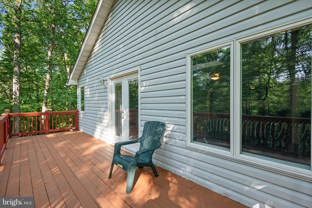  - deck with french doors