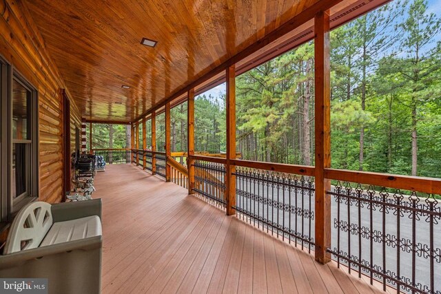 362 Dell Perkins Rd, Louisa, VA 23093 - view of wooden porch