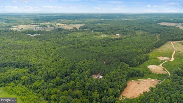 362 Dell Perkins Rd, Louisa, VA 23093 - aerial view of property and surrounding area with a heavily wooded area