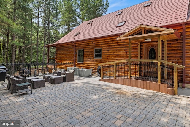 362 Dell Perkins Rd, Louisa, VA 23093 - view of patio featuring an outdoor living space