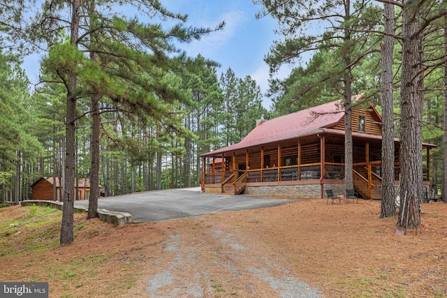 362 Dell Perkins Rd, Louisa, VA 23093 - view of front of property featuring a porch and stairs
