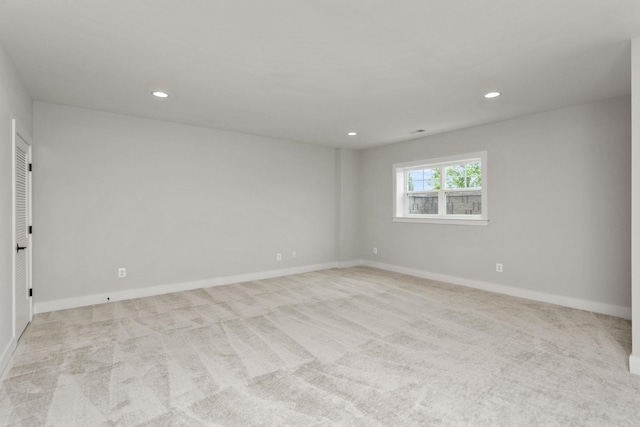 3251 Preston Shore Dr Unit 18E, Rockingham, VA 22801 - carpeted spare room featuring recessed lighting and baseboards