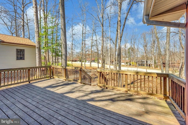 view of deck