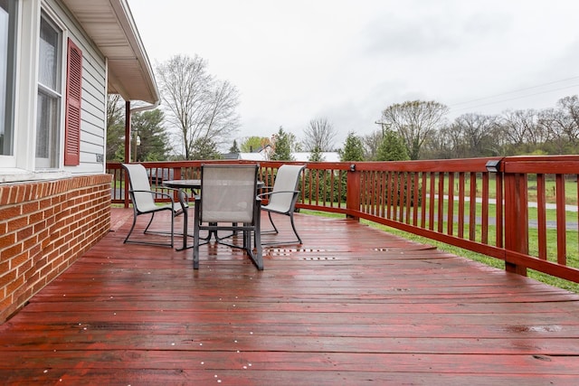 1627 Barbershop Rd, Edinburg, VA 22824 - deck featuring outdoor dining space