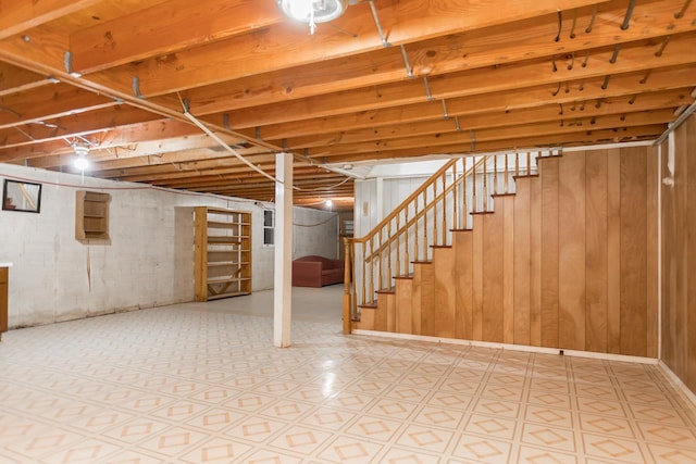 1627 Barbershop Rd, Edinburg, VA 22824 - finished below grade area with stairway